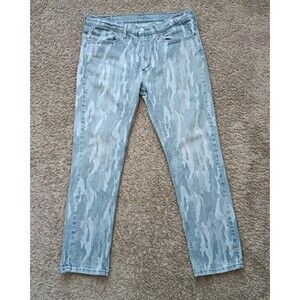 Levis 511 Jeans Men’s 36x30  Gray Camo Slim Fit